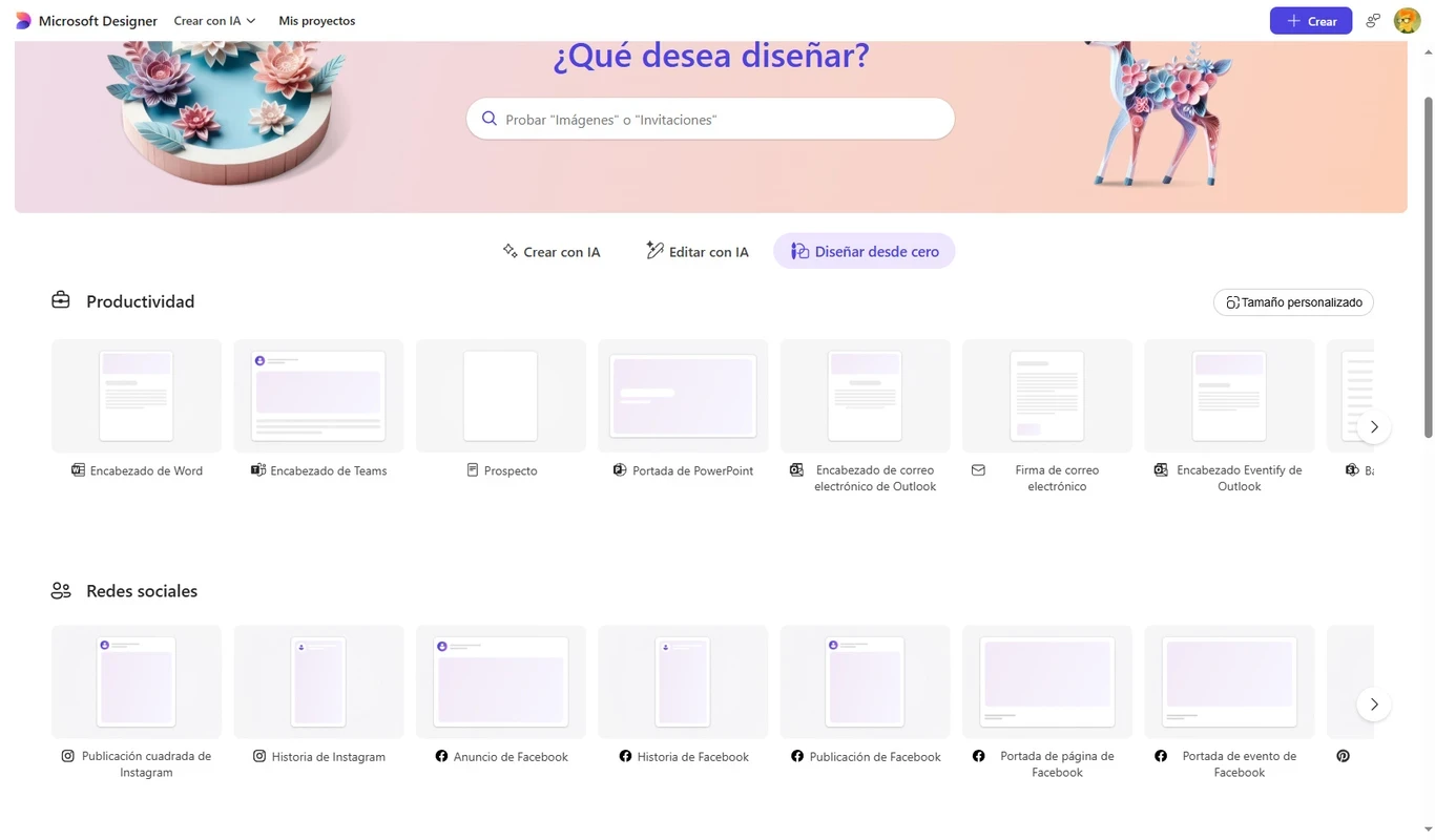 Microsoft Designer – capture d'écran 3
